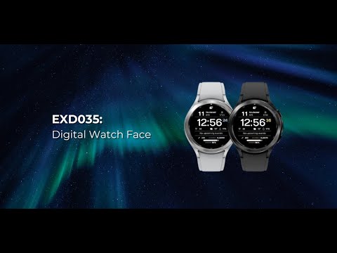EXD035: Digital Watch Face video thumbnail