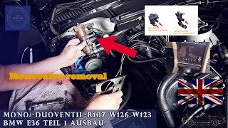 Mercedes R107: Demontaż i test zaworu ogrzewania (mono/duo)