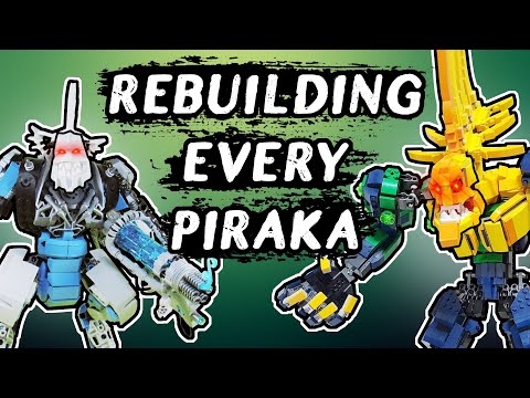 Every LEGO Bionicle PIRAKA Built Better