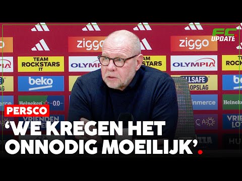 Fred Grim teleurgesteld in Ajax: ‘Kregen het onnodig moeilijk’ l FCUpdate Persco