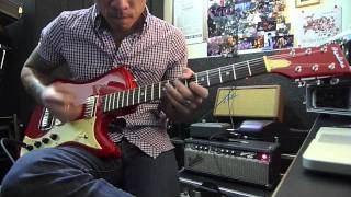 Video thumbnail for From the Archives: Airline BIGHORN R.J. Ronquillo demo by Eastwood Guitars
