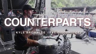 Download lagu Counterparts - The Disconnect [Kyle Brownlee] Drum Cam [Warped Tour 2017] mp3
