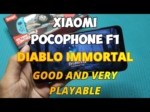 Diablo Immortal in Xiaomi POCOPHONE F1 (Hand Cam)