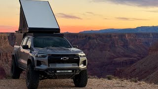 I Camped Alone on the Edge of the Grand Canyon In My Go Fast Camper on my Colorado Zr2 …