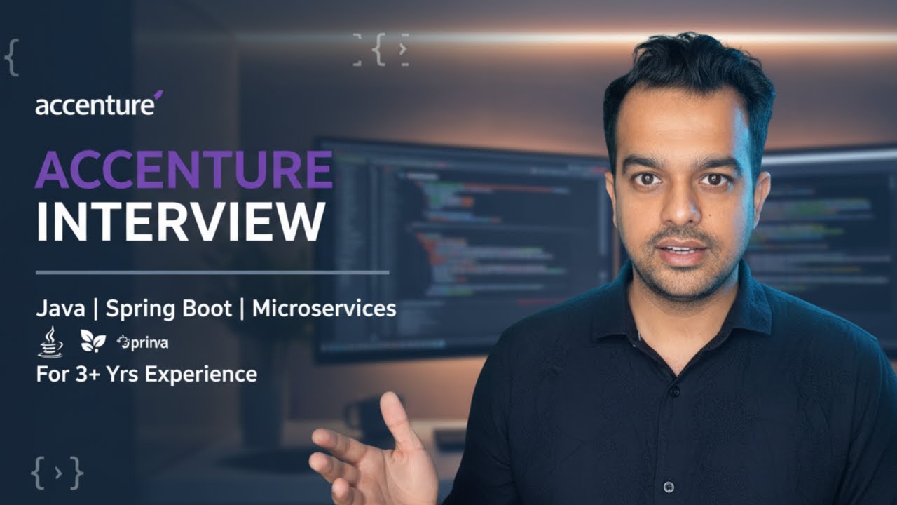 Accenture Java Interview Questions (2025) | Spring Boot, Microservices & Core Java Explained