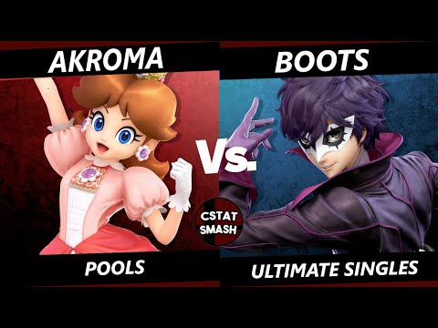 NO CAPS 9/13/19  - Akroma (Daisy, Peach) vs Boots (Joker) Smash Ultimate Pools Winners Semis