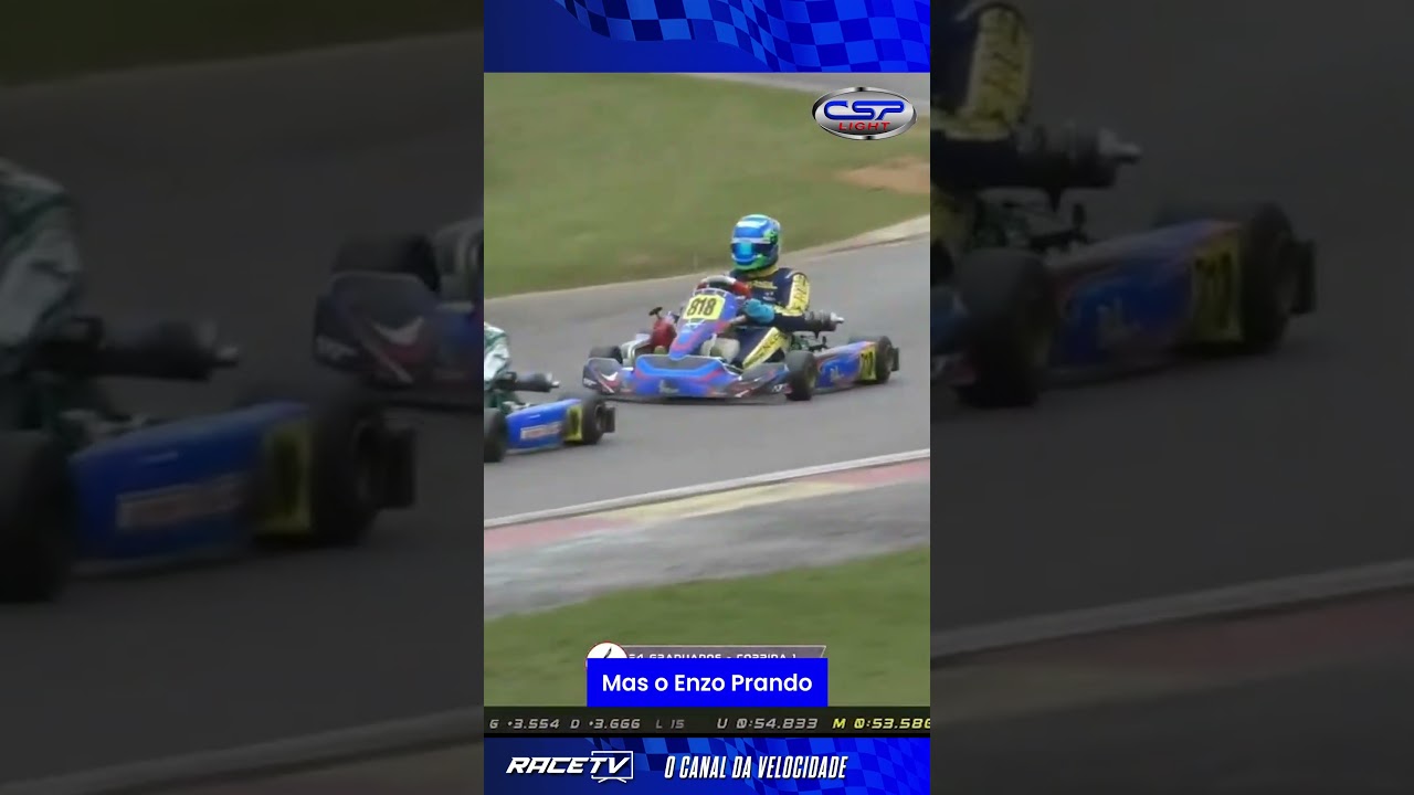 A F4 Graduados da Copa SP Light de Kart, sempre c/ muita emoção e disputas na pista...🔥🔥🔥