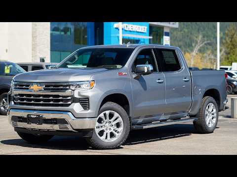 2026 Chevrolet Silverado 1500 Crew Cab Short Box 4-Wheel Drive LTZ in Gray for sale at Salmon Arm Chevrolet Buick GMC in Salmon Arm, BC