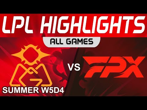 OMG vs FPX Highlights ALL GAMES LPL Summer Season 2023 W5D4 Oh My God vs FunPlus Phoenix by Onivia