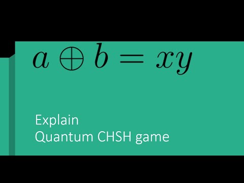 explain quantum chsh game