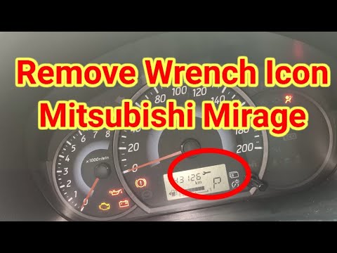 Remove wrench icon Mitsubishi Mirage