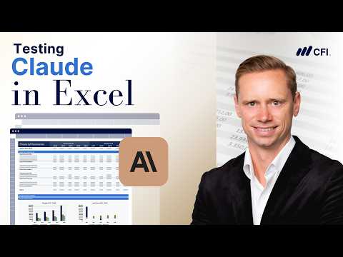 Testing Claude in Excel: Building a Three-Statement Financial Model