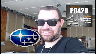 REPLACED MY 2000 SUBARU OUTBACK CATALYTIC CONVERTER REPLACEMENT =  IN FULL DETAILS !!!!!