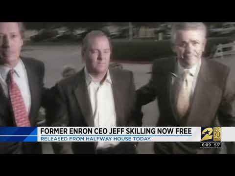 Former Enron CEO Jeff Skilling now free