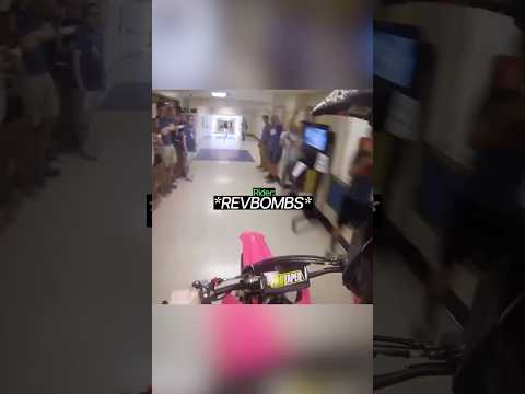 RIding Dirtbike Through School On Last Day