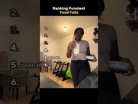 Ranking Funniest Food Fails😂❤️ #ranking #tiktok #moments #funnymoments #food