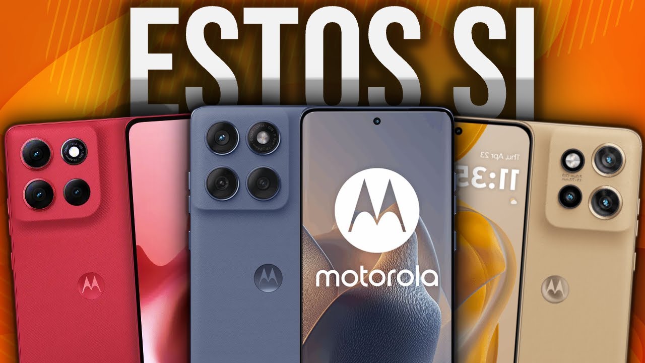 Los 3 MEJORES CELULARES MOTOROLA para COMPRAR en 2026