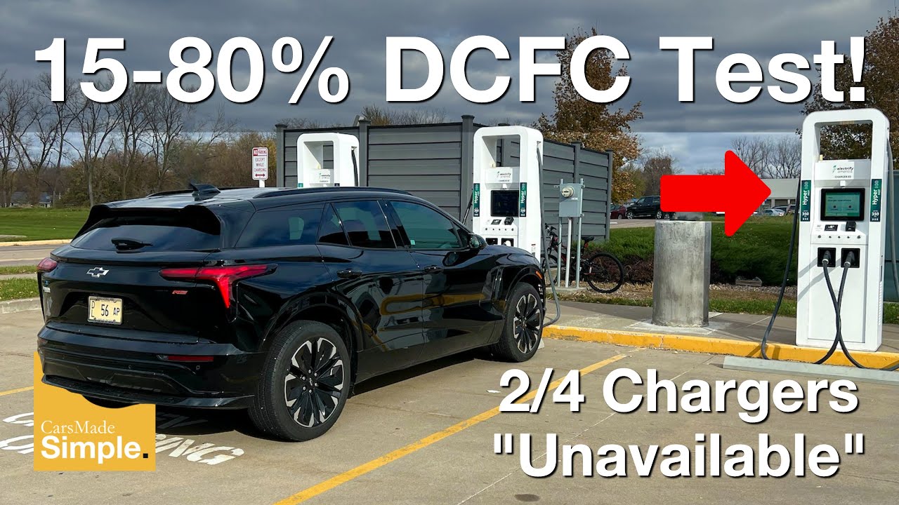 2024 Chevy Blazer EV RS DC Fast Charging Test | Better Than Expected?!