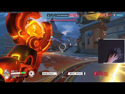 20K DMG GALE DOMINATING IN RANKED AS TORBJORN - OVERWATCH 2 SEASON 6 GAMEPLAY