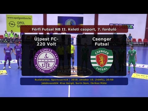 Újpest FC-220 Volt - Csenger Futsal 5-9 (2018.10.15, gólösszefoglaló)