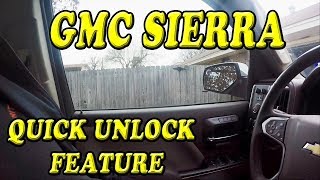 GMC Sierra Quick Unlock feature you may not know about