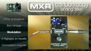 MXR Carbon Copy Analog Delay - Video