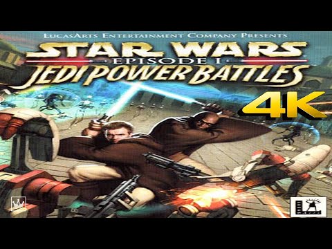 STAR WARS EPISODE 1: JEDI POWER BATTLES (2000) PS1 4K60ᶠᵖˢ Classic | FULL GAME - No Commentary【4K60】
