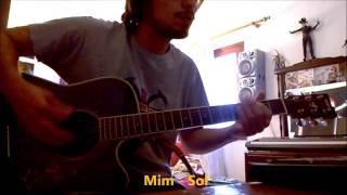 Enrique Bunbury - Servidor de nadie cover acústico con acordes para guitarra