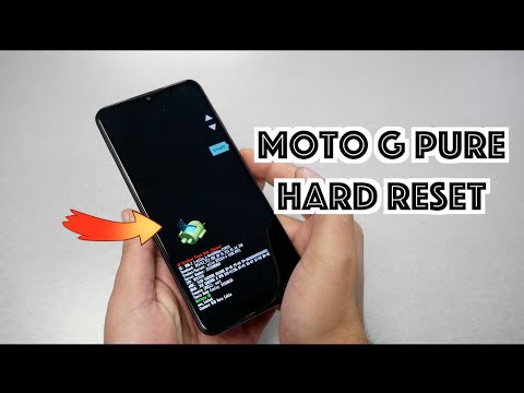 Moto G pure Hard reset Removing PIN, Password, Fingerprint pattern