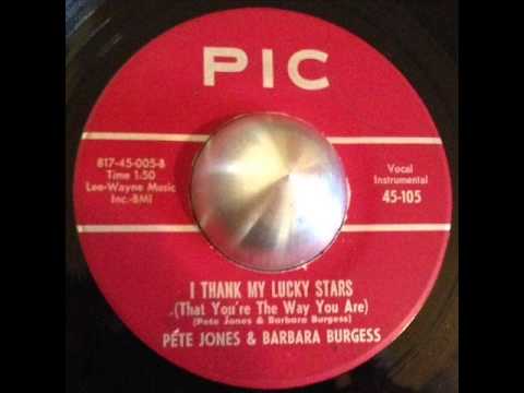 Pete Jones & Barbara Burgess - I Thank My Lucky Stars (1965)