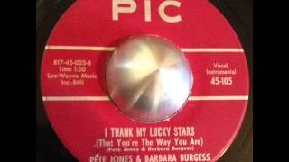 Pete Jones &amp; Barbara Burgess - I Thank My Lucky Stars (1965)