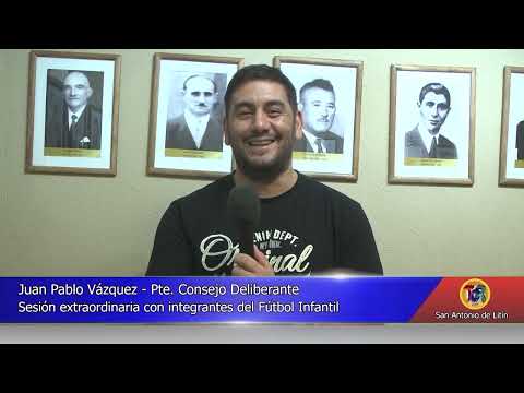 01 San Antonio de Litín: Mundialito "Franco Giustetti" Sesión extraordinaria del Consejo Deliberante