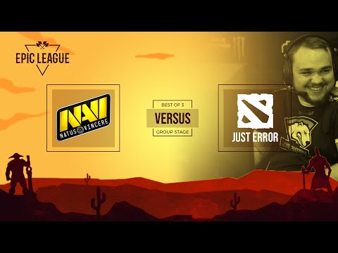 Navi vs Just Error Game 2 (BO3) | Epic League EU/CIS Division 1 Groupstage