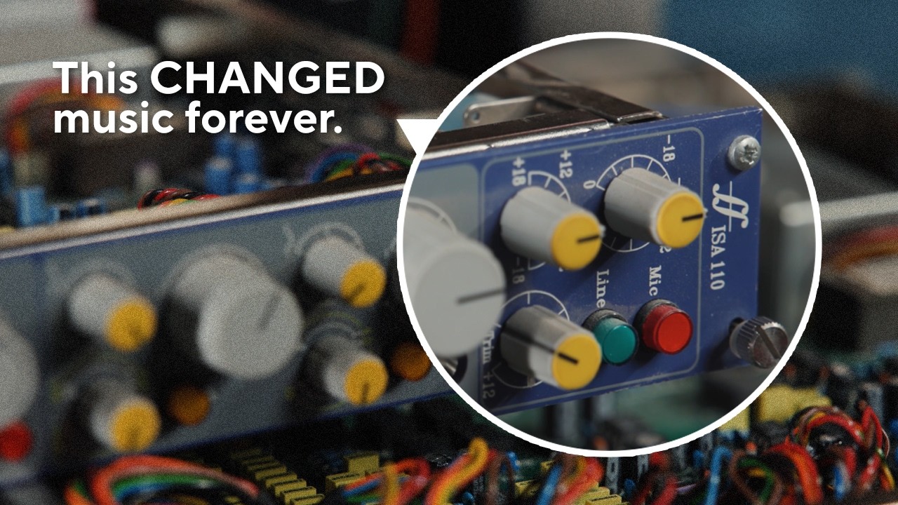 The preamp that changed the way we record music forever - YouTube