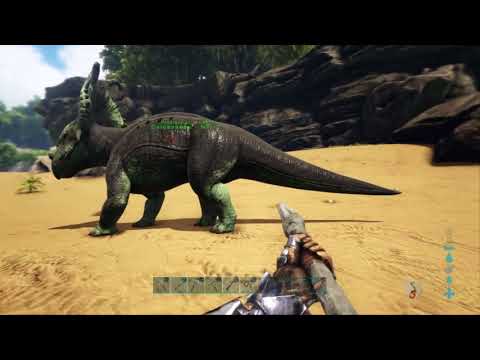 ARK Survival Evolved - Tameando al PACHYRHINOSAURUS