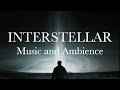 Interstellar | 1 Hour Soft Rain Ambience with Theme