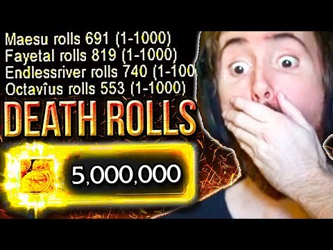 A͏s͏mongold NEW Death Rolling Competition: 5 Million Gold Prize