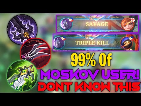 99% OF MOSKOV USER DONT KNOW THIS BUILD | INSTANT LIFESTEAL + HIGH DAMAGE OUTPUT | 1 VS 5 THE ENEMY!