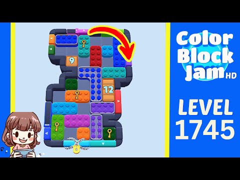 Color Block Jam Level 848 (1745) Solution Walkthrough