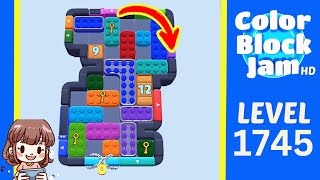 Solution du Niveau 1745 de Color Block Jam