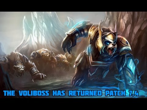 Volibear TOP is LEGENDARY AND BROKEN PATCH 7.4 BLACK CLEAVER VOLI!!!