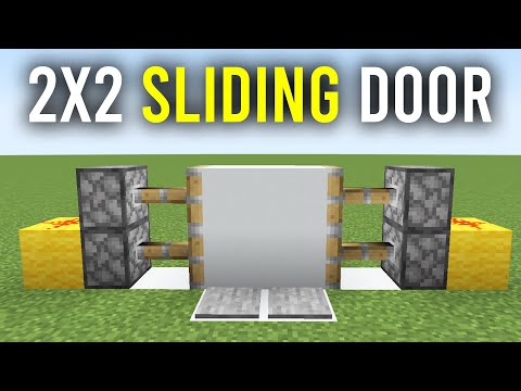 How To Make 2x2 Piston Door In Minecraft - Full Guide