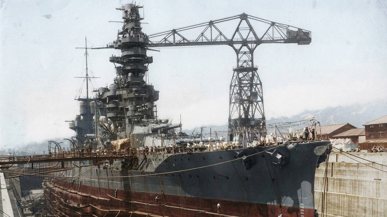 【戦艦扶桑】日本初の超弩級戦艦｜30年の生涯とスリガオ海峡の最期｜写真をAIでフルカラー復元