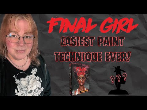 Final Girl Miniature Painting - Easiest Method EVER
