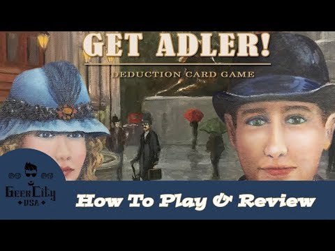 Geek City USA Reviews - Get Adler! Deduction Card Game