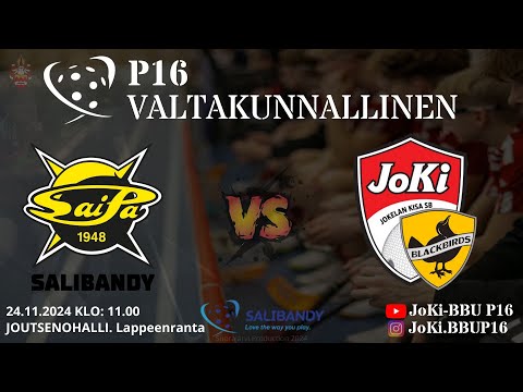 P16 Valtakunnallinen Saipa - JoKi/Blackbirds 24.11.2024