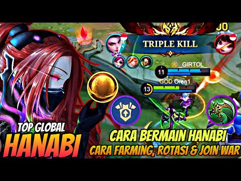CARA BERMAIN HANABI DIMETA SEKARANG! NEW CARA FARMING, ROTASI DAN JOIN WAR - MLBB