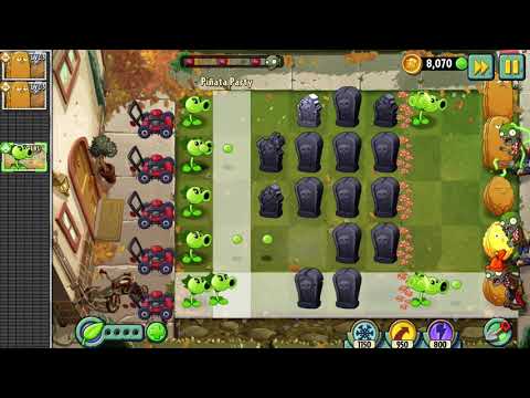 Plants vs Zombies 2 gameplay - Piñata Party - 22nd November 2021