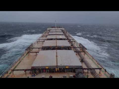 Avoiding Three Low Pressure Areas Ahead Of Us. #badweather #lowpressure #shipping #ship