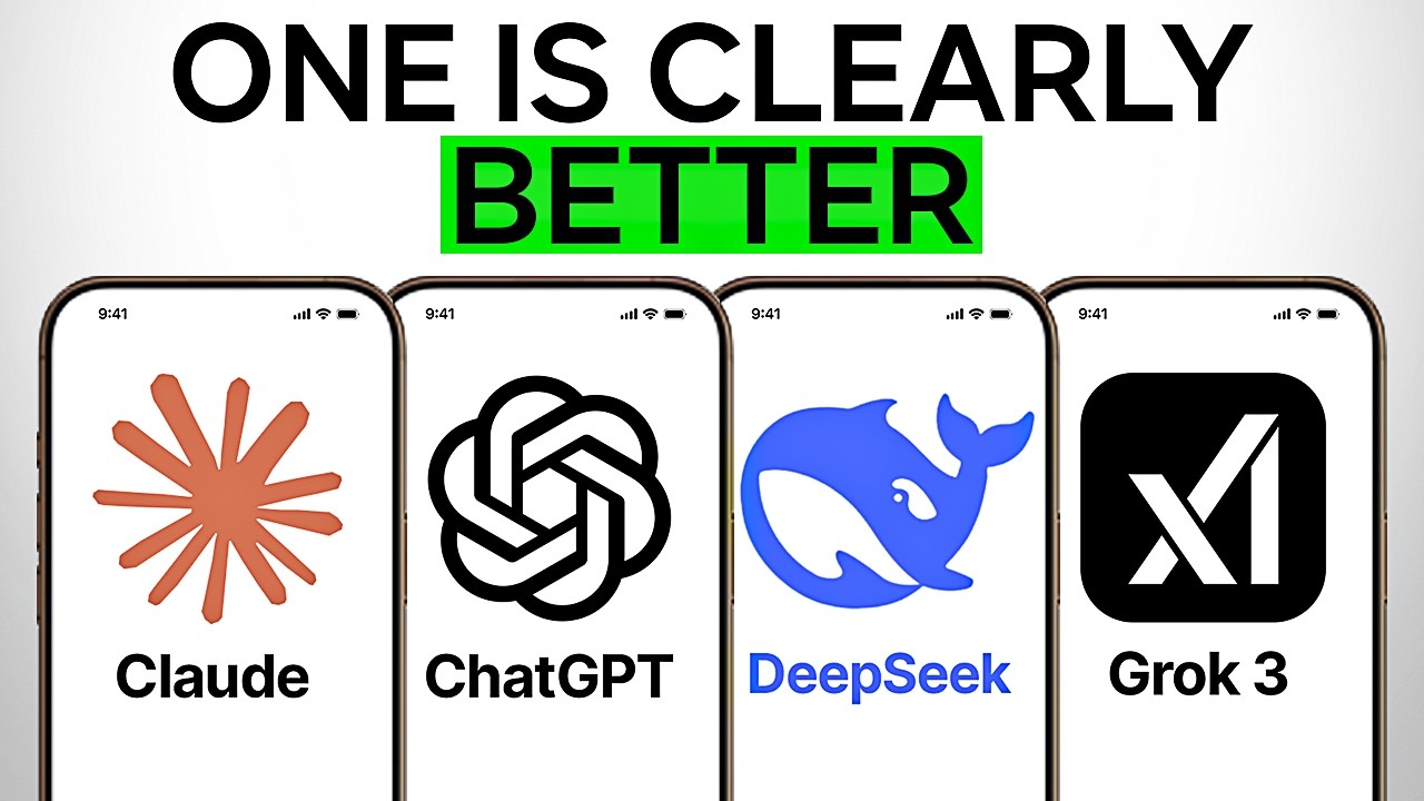 Grok 3 vs ChatGPT vs DeepSeek vs Claude: UNEXPECTED Results! 🤯
